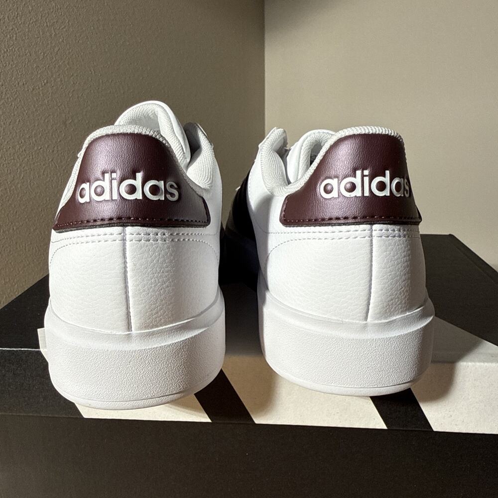 NIB adidas Womens Grand Court 2.0 Shoes Cloud White / Aurora Met Size 8.5 - Picture 6 of 11